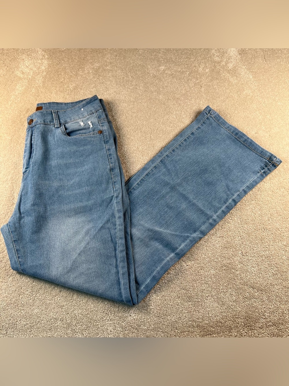 Judy Blue Jeans Denim Distressed Bootcut Lighter Wash Women's Small